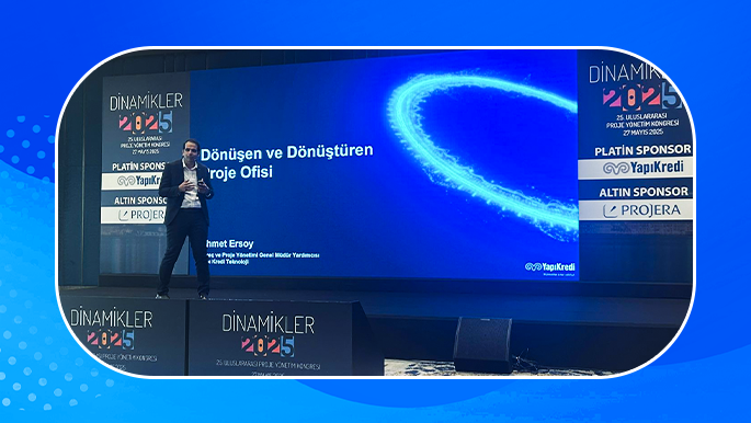 Proje yönetiminin dönüşümüne yön veriyoruz. Proje Yönetim Kongresi’nde yerimizi aldık